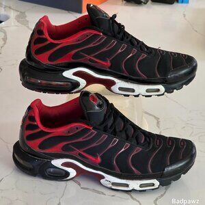 ❤️️SOLD!!!❤️ Nike Air Max Plus 'Black Team Red' 2016 Men Size 12